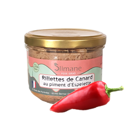 Rillettes canard au piment...