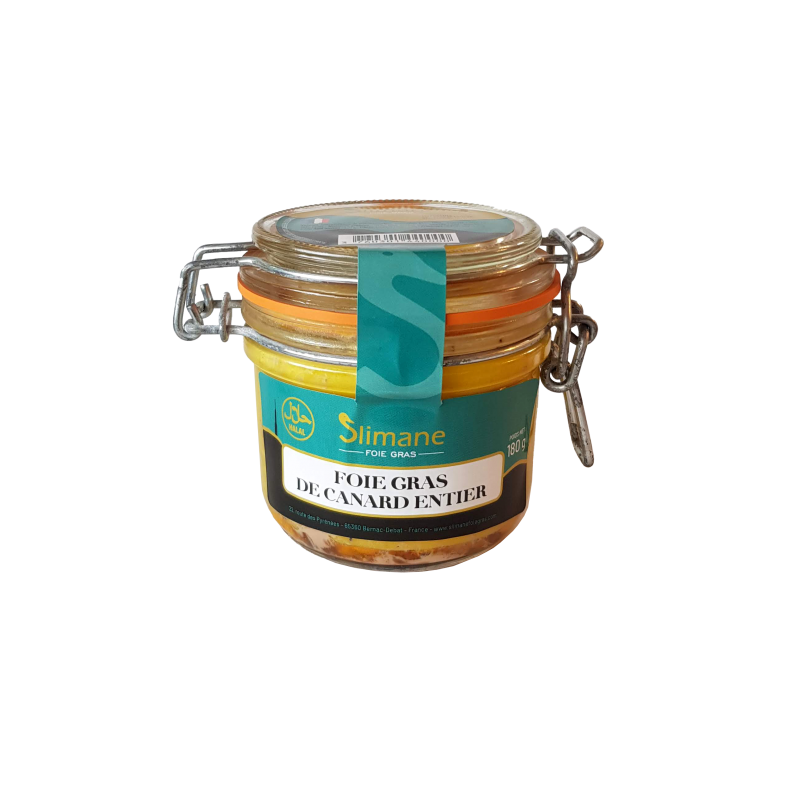 Foie gras de canard entier halal 180 g