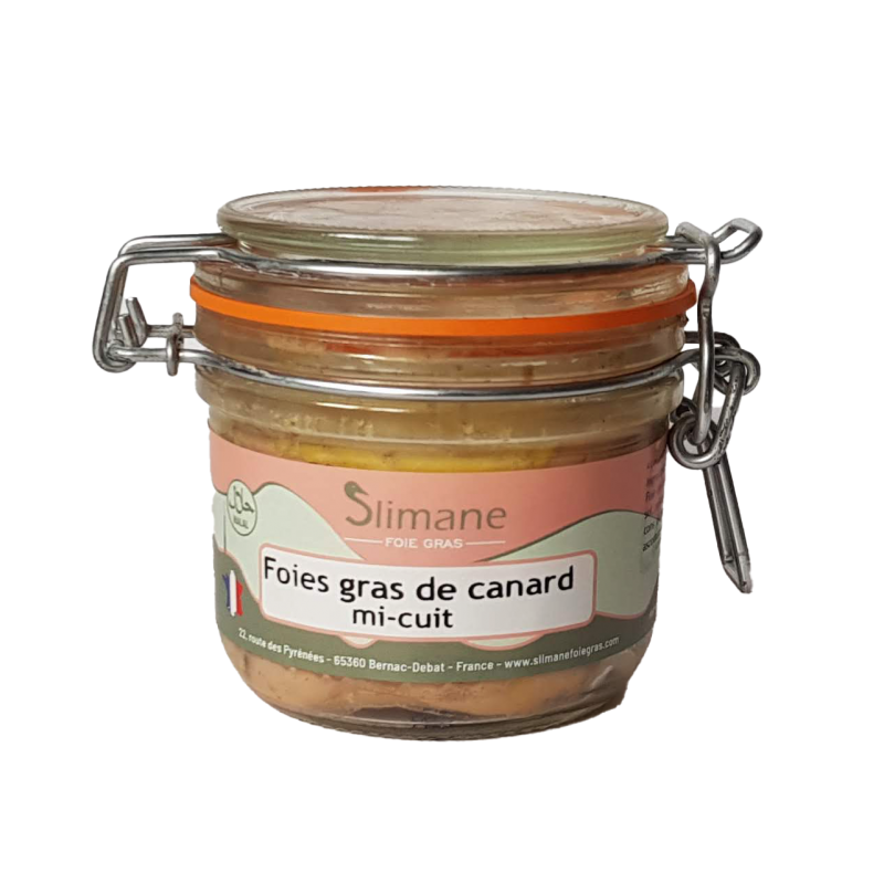 Foies gras de canard mi-cuit halal 180g
