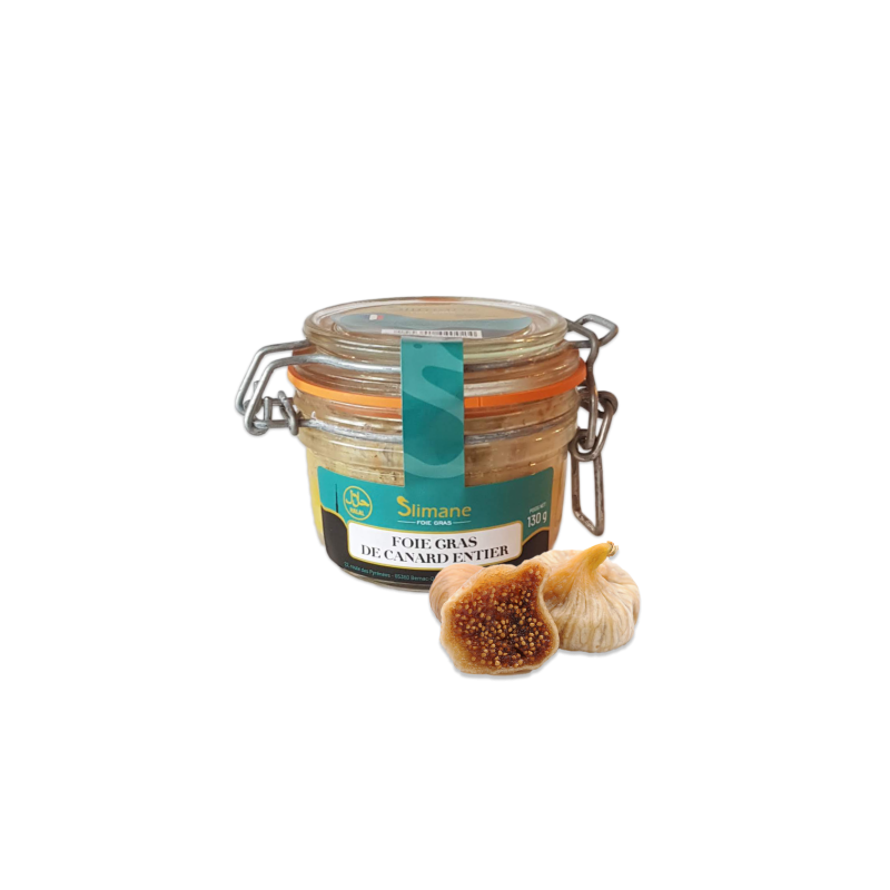 Spécialité de foie gras de canard entier halal a la figue sèche 130 g
