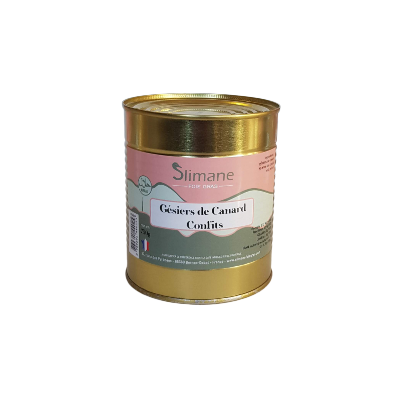 Gésiers de Canard Confits Halal - 750g