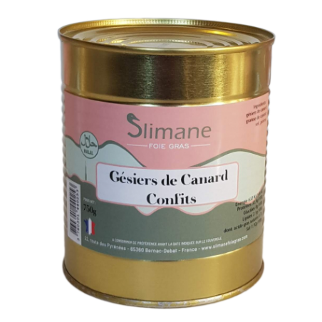 Gésiers de Canard Confits Halal - 750g