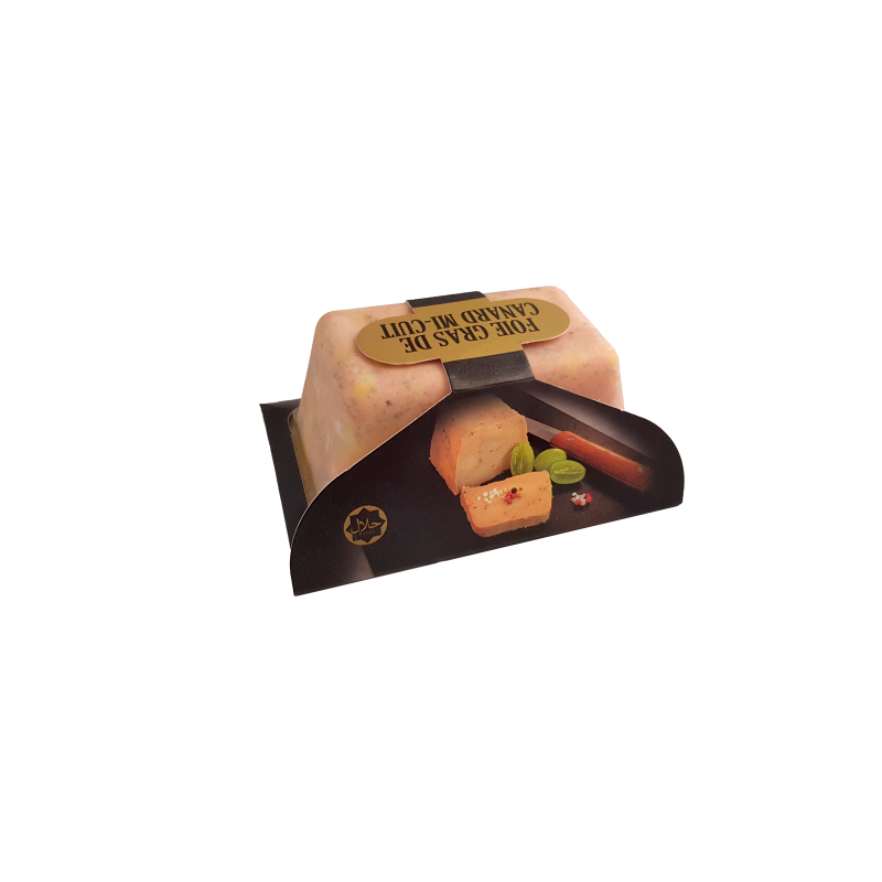 Foie gras de canard mi-cuit halal 400g